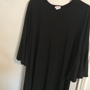 Large Maurine Dress solid Black.